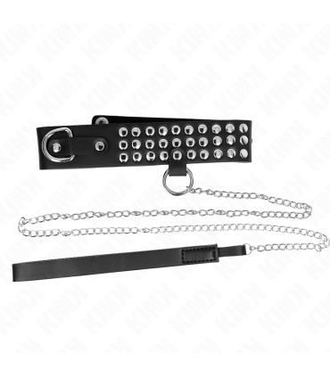 KINK COLLAR CON CORREA 65 CM CON BRILLOS AJUSTABLE 37 42 CM X 53 CM