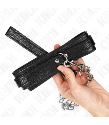 KINK COLLAR CON CORREA 65 CM PATRON DE SERPIENTE