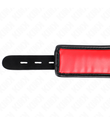 KINK COLLAR CON CORREA ESPONJA IMITACION CUERO MODELO 3 AJUSTABLE 37 54 CM X 3 CM