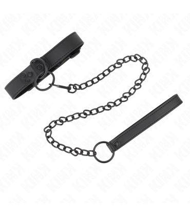 KINK COLLAR CON CORREA 65 CM OSCURO AJUSTABLE 37 54 CM X 3 CM