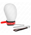 KINK - COLLAR CON CORREA 65 CM ROJO AJUSTABLE 36-43 CM X 5 CM