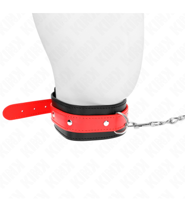 KINK COLLAR CON CORREA 65 CM ROJO AJUSTABLE 36 43 CM X 5 CM