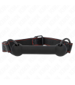 KINK - MORDAZA FORMA DE HUESO CON CORREA POLIPIEL NEGRO AJUSTABLE 41-57 CM