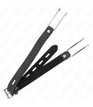 KINK MORDAZA GANCHO DE METAL 115 CM CON CORREA DE POLIPIEL AJUSTABLE 39 58 CM X 2 CM
