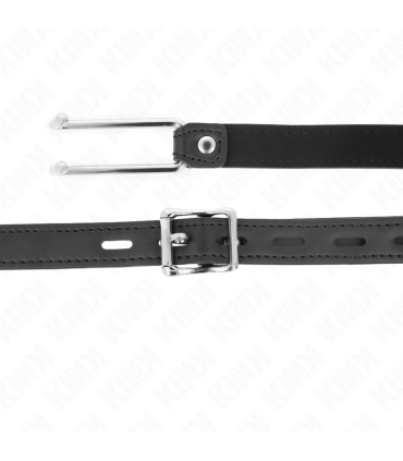 KINK MORDAZA GANCHO DE METAL 115 CM CON CORREA DE POLIPIEL AJUSTABLE 39 58 CM X 2 CM