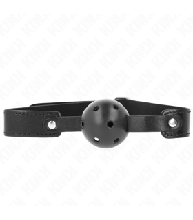 KINK MORDAZA DE BOLA 45 CM TRANSPIRABLE NEGRO 65 x 25 CM
