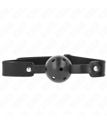 KINK MORDAZA DE BOLA 45 CM TRANSPIRABLE NEGRO 65 x 25 CM