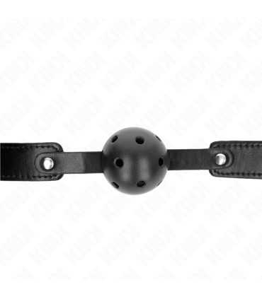 KINK MORDAZA DE BOLA 45 CM TRANSPIRABLE NEGRO 65 x 25 CM