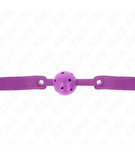 KINK MORDAZA DE BOLA 45 CM TRANSPIRABLE MORADO 65 x 25 CM
