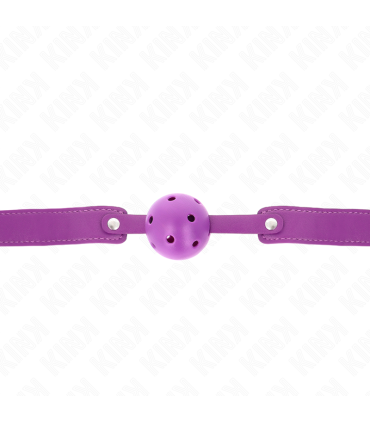 KINK MORDAZA DE BOLA 45 CM TRANSPIRABLE MORADO 65 x 25 CM