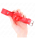 KINK MORDAZA DE BOLA 45 CM TRANSPIRABLE ROJO 65 x 25 CM
