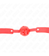 KINK MORDAZA DE BOLA 45 CM TRANSPIRABLE ROJO 65 x 25 CM
