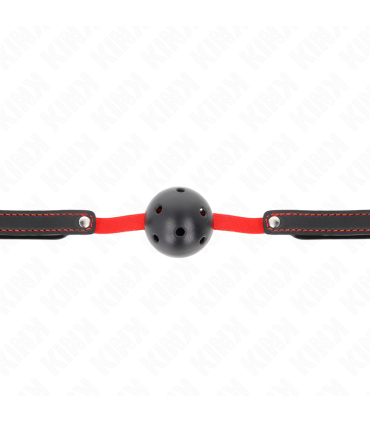 KINK MORDAZA DE BOLA 45 CM DURA HUECA CON CINTURON ELASTICO 56 x 15 CM