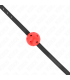 KINK MORDAZA DE BOLA 45 CM TRANSPIRABLE SIMPLICITY ROJO 62 x 15 CM