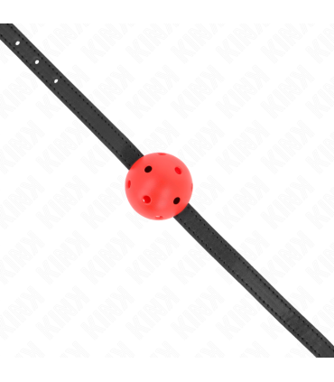 KINK MORDAZA DE BOLA 45 CM TRANSPIRABLE SIMPLICITY ROJO 62 x 15 CM