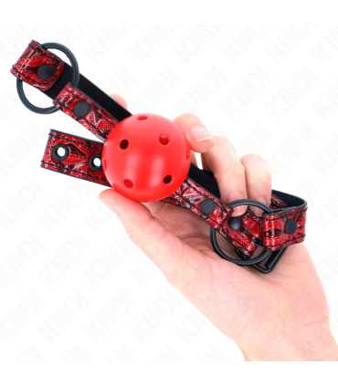 KINK MORDAZA DE BOLA 45 CM CON PATRON DE DIAMANTE MODELO 1 645 CM AJUSTABLE 42 60 CM