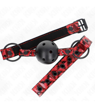 KINK MORDAZA DE BOLA 45 CM CON PATRON DE DIAMANTE MODELO 2 645 CM AJUSTABLE 42 60 CM