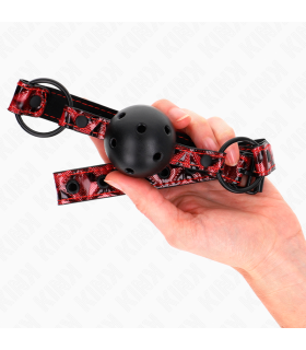 KINK MORDAZA DE BOLA 45 CM CON PATRON DE DIAMANTE MODELO 2 645 CM AJUSTABLE 42 60 CM