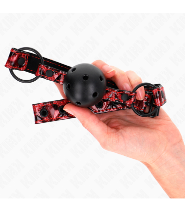 KINK MORDAZA DE BOLA 45 CM CON PATRON DE DIAMANTE MODELO 2 645 CM AJUSTABLE 42 60 CM