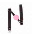 KINK - MORDAZA DE BOLA 4 CM DE ORO ROSA 60 x 2 CM