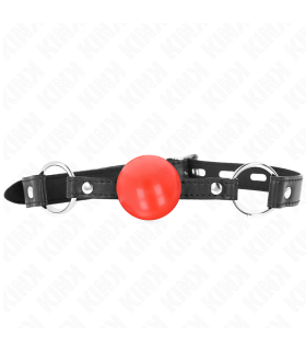 KINK MORDAZA DE BOLA 4 CM TPE ROJO 60 x 2 CM