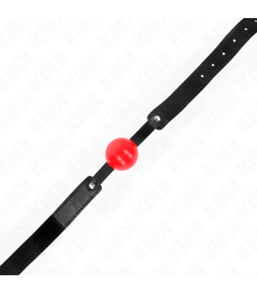 KINK MORDAZA DE BOLA 4 CM SUAVE DE TPE MODELO 1 66 x 25 CM AJUSTABLE 41 61 CM