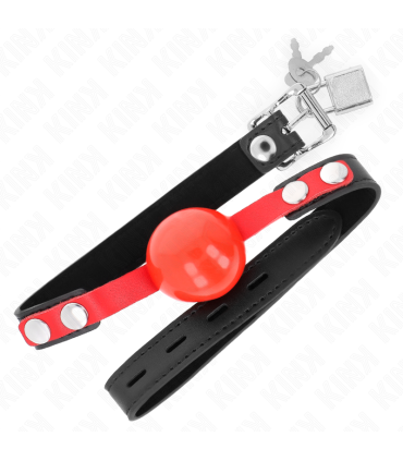 KINK MORDAZA DE BOLA 4 CM SUAVE DE TPE MODELO 4 60 x 2 CM AJUSTABLE 37 52 CM