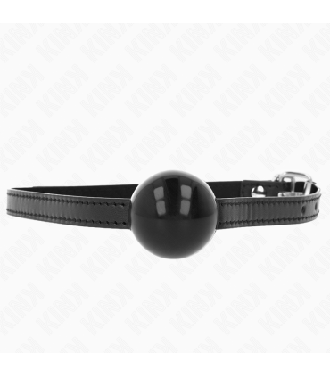 KINK MORDAZA DE BOLA 4 CM SOLIDA SIMPLE NEGRO 65 x 15 CM