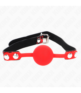 KINK MORDAZA DE BOLA 4 CM DE SILICONA MODELO 2 60 x 2 CM