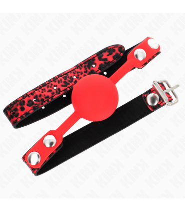 KINK MORDAZA DE BOLA 4 CM DE SILICONA MODELO 2 60 x 2 CM