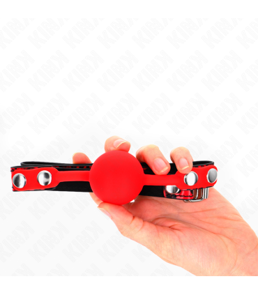 KINK MORDAZA DE BOLA 4 CM DE SILICONA MODELO 2 60 x 2 CM