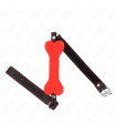 KINK - MORDAZA DE HUESO 12 CM ROJO 63 x 2 CM