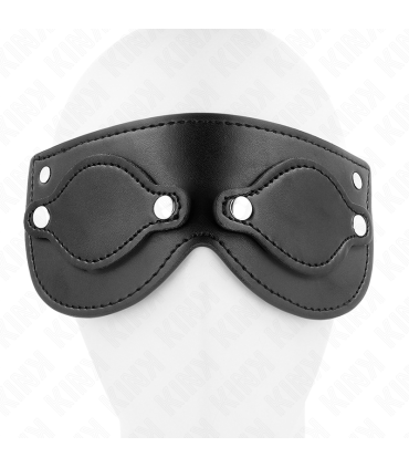 KINK MASCARA DE POLIPIEL CON CUBIERTAS PARA OJOS DESMONTABLES 22 x 9 CM