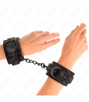 KINK MUNEQUERAS DE ENCAJE AJUSTABLE NEGRO 19 26 CM