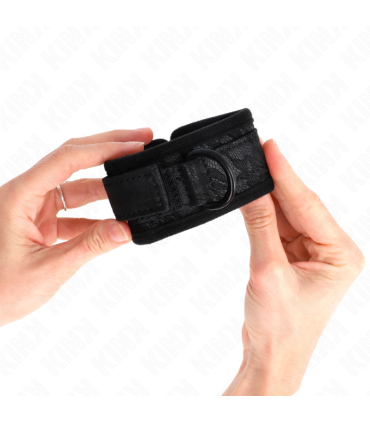 KINK MUNEQUERAS DE ENCAJE Y NEOPRENO AJUSTABLE NEGRO 20 29 CM X 5 CM