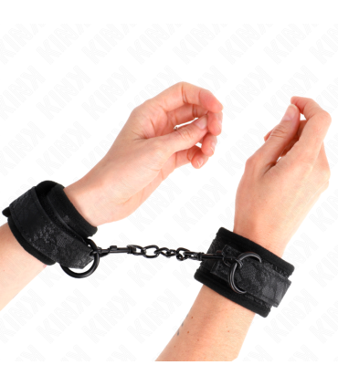 KINK MUNEQUERAS DE ENCAJE Y NEOPRENO AJUSTABLE NEGRO 20 29 CM X 5 CM