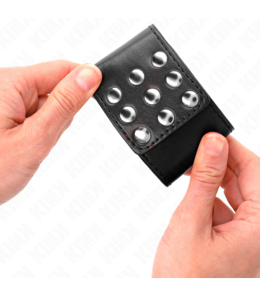 KINK MUNEQUERAS CON CIERRE A PRESION AJUSTABLE NEGRO 19 24 CM X 55 CM