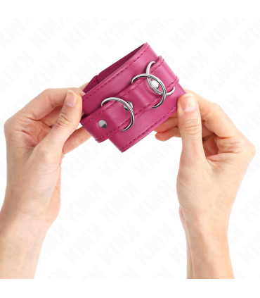 KINK MUNEQUERAS CON 3 ANILLAS EN D AJUSTABLE ROSA 175 25 CM X 6 CM