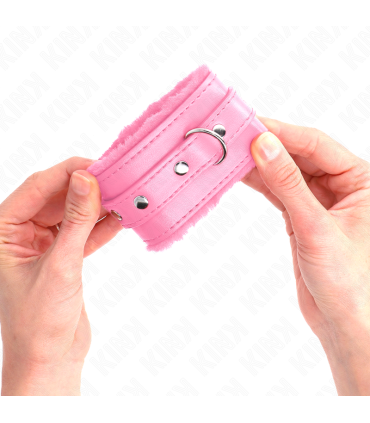 KINK MUNEQUERAS FORRADAS PREMIUM ROSA CON CORREA ROSA AJUSTABLE 17 29 CM X 6 CM