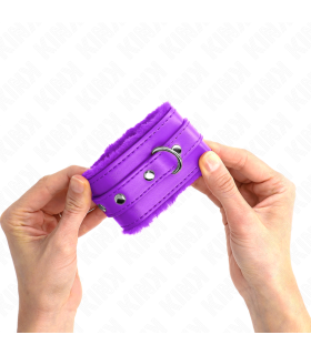 KINK MUNEQUERAS FORRADAS PREMIUM VIOLETA CON CORREA VIOLETA AJUSTABLE 17 29 CM X 6 CM