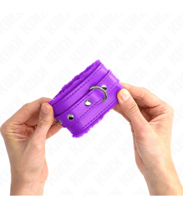 KINK MUNEQUERAS FORRADAS PREMIUM VIOLETA CON CORREA VIOLETA AJUSTABLE 17 29 CM X 6 CM