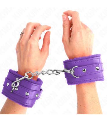 KINK MUNEQUERAS FORRADAS PREMIUM VIOLETA CON CORREA VIOLETA AJUSTABLE 17 29 CM X 6 CM