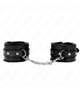 KINK MUNEQUERAS FORRADAS PREMIUM NEGRO CON CORREA NEGRO AJUSTABLE 17 29 CM X 6 CM