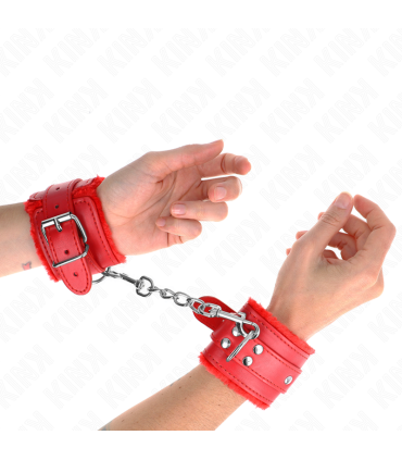 KINK MUNEQUERAS FORRADAS ROJO CON CORREA ROJO AJUSTABLE 20 29 CM X 55 CM