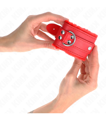 KINK MUNEQUERAS FORRADAS ROJO CON CORREA ROJO AJUSTABLE 20 29 CM X 55 CM