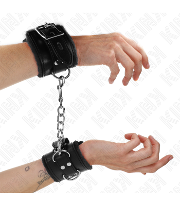 KINK MUNEQUERAS FORRADAS NEGRO CON CORREA NEGRO AJUSTABLE 20 29 CM X 55 CM