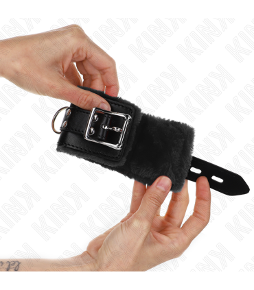 KINK MUNEQUERAS FORRADAS NEGRO CON CORREA NEGRO AJUSTABLE 20 29 CM X 55 CM