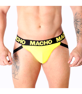 MACHO MX25A JOCK AMARILLO LYCRA XL