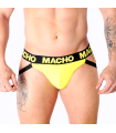 MACHO - MX25A JOCK AMARILLO LYCRA S