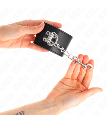 KINK MUNEQUERAS CON CIERRE CANDADO NEGRO AJUSTABLE 16 23 CM X 55 CM